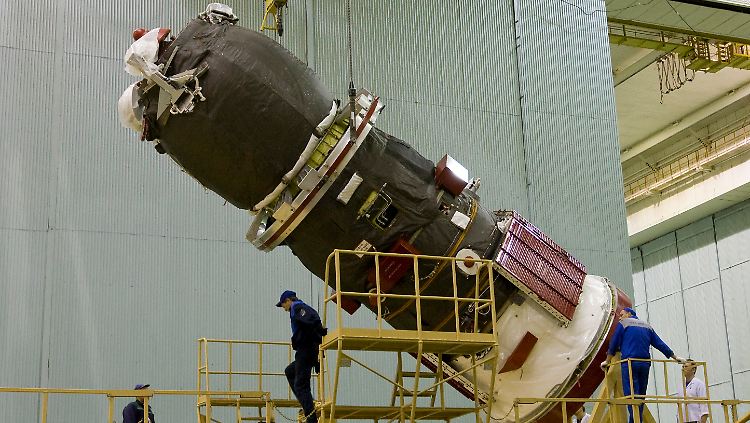 Der außerirdische Mülltransporter "Progress" aus Russland.