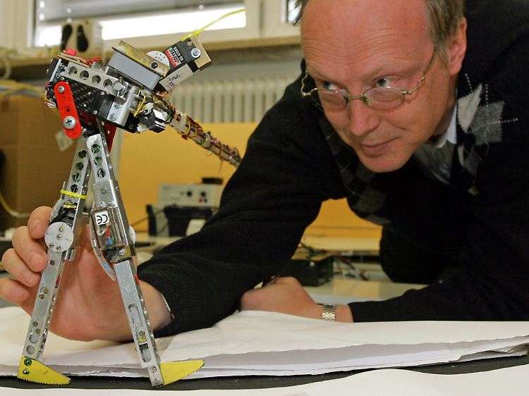 2007 haben Forscher der Universität Göttingen bereits einen Laufroboter vorgestellt. Dieser konnte selbstständig lernen, einen Berg hinauf zu gehen.