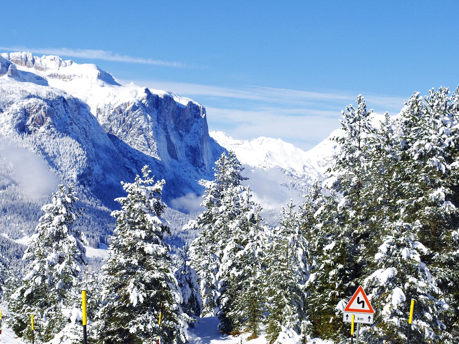 Traumhaft schön, diese Kulisse der Südtiroler Alpen, ...