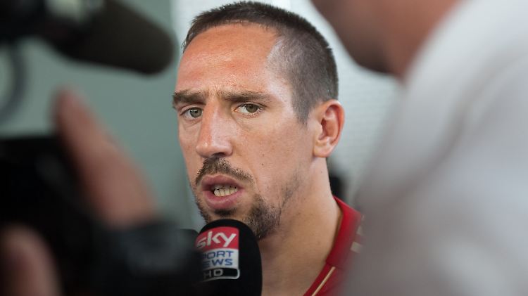"Wir stehen total unter Druck": Franck Ribéry.