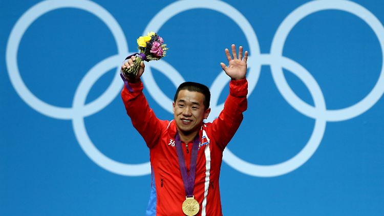 "Danke unserem Großen Führer, dass er mir die Kraft gegeben hat, diese Leistung zu erbringen": Om Yun-Chol, nordkoreanischer Olympiasieger.