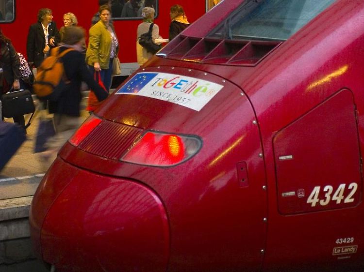 Im Formel-1-Tempo von Stadtzentrum zu Stadtzentrum: Der Thalys verbindet mehrere Metropolen Westeuropas.