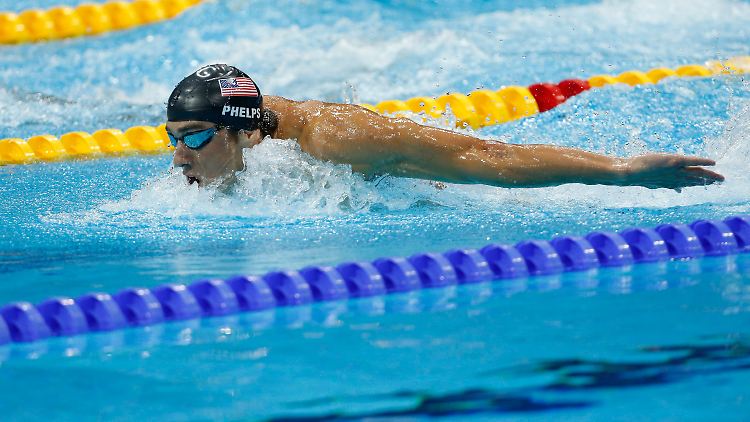 Phelps sicherte sich seine 19 Olympia-Medaille.