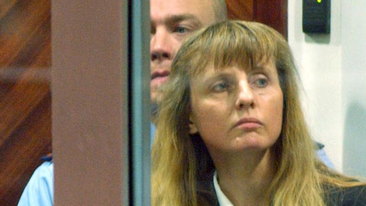 Michelle Martin während einer Gerichtsverhandlung im Jahr 2004. 