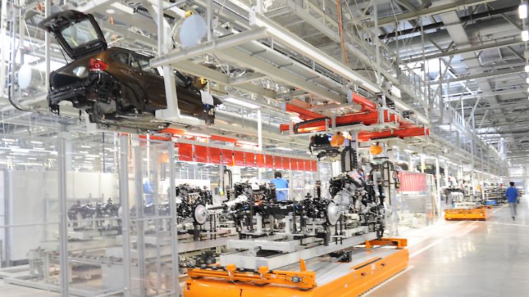 Produktion bei BMW in Shenyang.