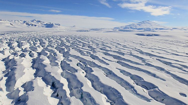 Eis soweit das Auge blicken kann - vor 52 Millionen Jahren sah es in der Antarktis aber wohl ganz anders aus.