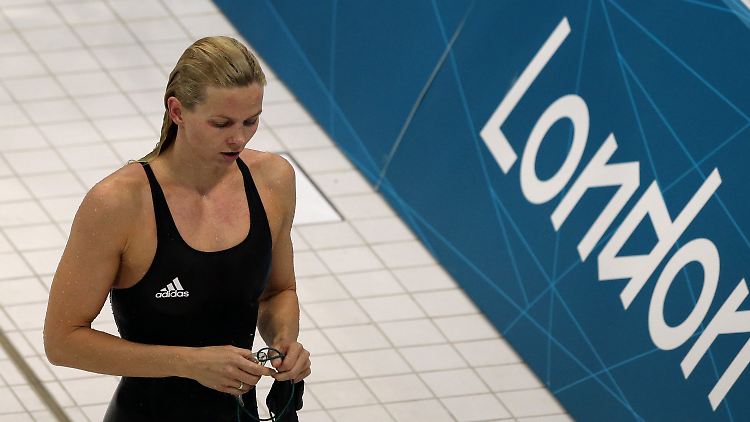 Britta Steffen kraulte ganz knapp ins Halbfinale, rechnet sich aber keine Medaillenchancen aus.