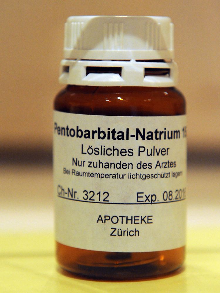 Pentobarbital-Natrium: Die Organisation "Dignitas" in der Schweiz nutzt das tödliche Mittel.