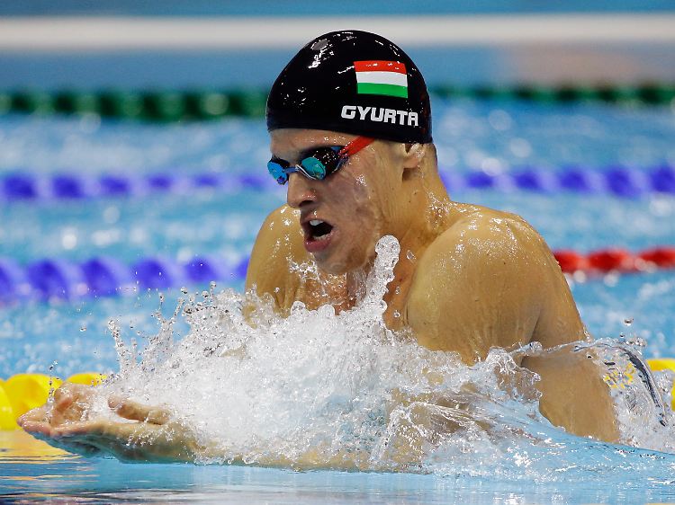 Weltmeister, Europameister war Daniel Gyurta schon vorher über 200 Meter Brust. Jetzt ist er auch Olympiasieger und Weltrekordler.