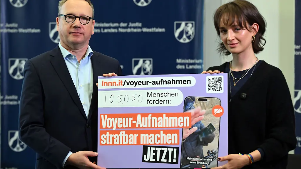 Benjamin-Limbach-und-Yanni-Gentsch-Nordrhein-Westfalen-will-sich-in-der-anstehenden-Justizministerkonferenz-der-Laender-nachdruecklich-fuer-Strafen-bei-heimlichen-voyeuristischen-Aufnahmen-und-sexistischer-Anmache-auf-offener-Strasse-einsetzen