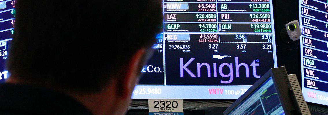 Knight Capital: Computerpanne kostet Millionen.