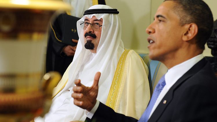 Offiziell Verbündete, doch hinter den Kulissen brodelt es: Saudi Arabiens König Abdullah und US-Präsident Obama (r.)