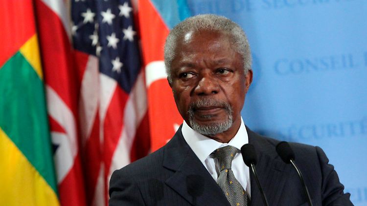 Kofi Annan kündigt seinen Job als Sondergesandter. Er sieht keine Lösung, solange der Sicherheitsrat zertritten bleibt.