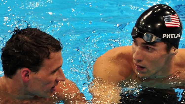 Das Chlorwasser führt bei Ryan Lochte zu Harndrang.