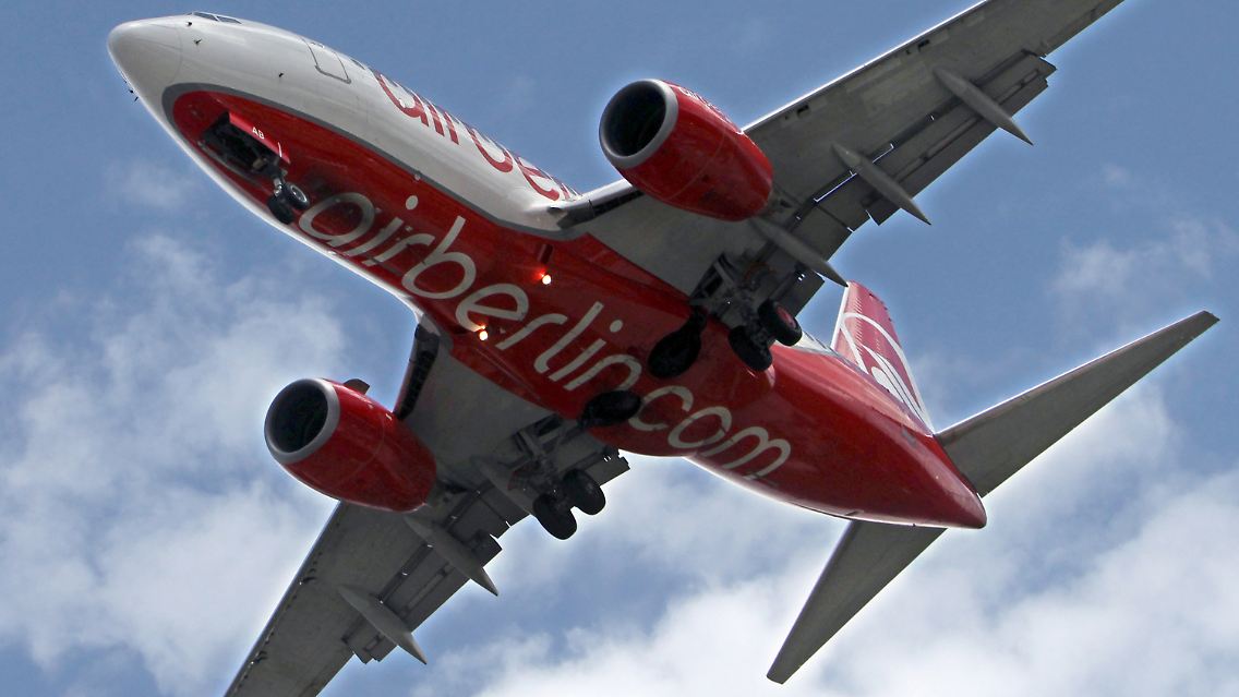 Air Berlin ist nach der Sicherheitsrangliste die einzige deutsche Fluggesellschaft, die in den vergangenen 30 Jahren keinen Unfall mit Todesfolge oder irreperablen Flugzeugschäden zu beklagen hatte.