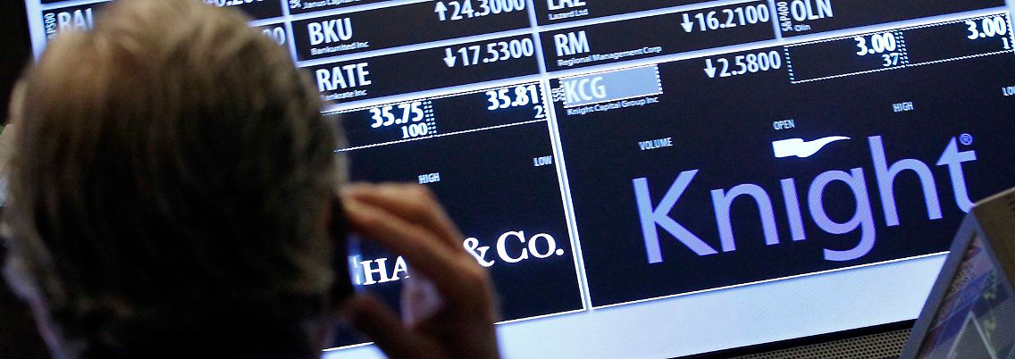 Knight Capital muss einen hohen Preis für die Rettung bezahlen.
