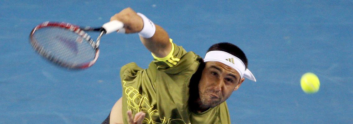Marcos Baghdatis: Mit vollem Einsatz von Platz 100 auf den 31. vorgerückt.