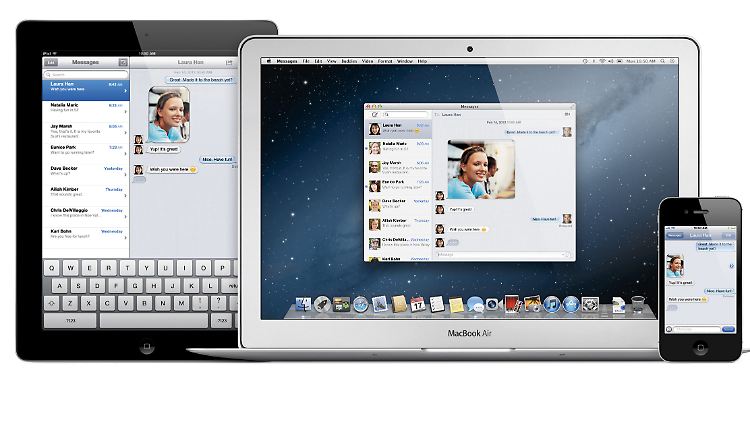 Mountain Lion soll Macs und die mobilen Geräte näher zusammenbringen.