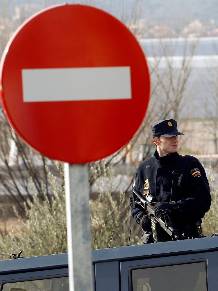 Die EU-Innenminister tagten in Toledo - streng Sicherheitsmaßnahmen.