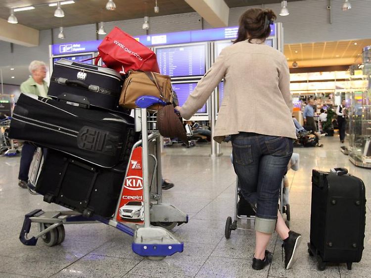 So viel Gepäck - das wird bei Ryanair richtig teuer.