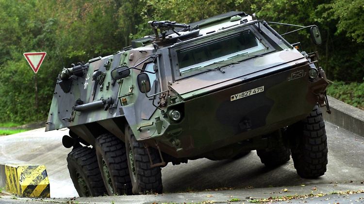 "Ein idealer Rüstsatzträger für verschiedene Missionen": Der Transportpanzer Fuchs.