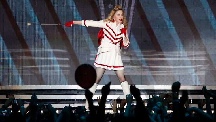 Madonna in Moskau.
