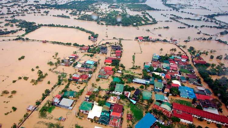 Ausnahmezustand auf den Philippinen: Über eine Million Menschen sind von den Überschwemmungen betroffen.