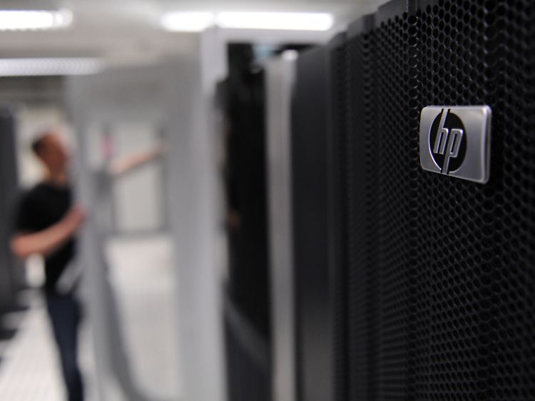 Großrechner von Hewlett-Packard (HP): Hier begegnen sich Mensch und Maschine eher selten.