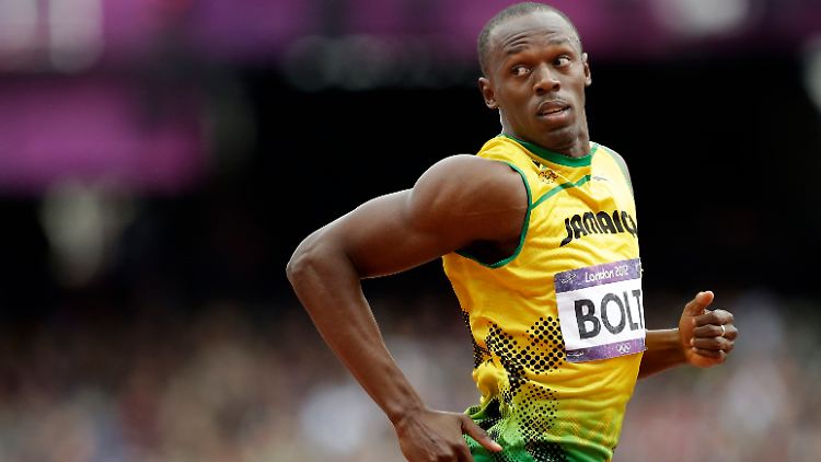 Im Schongang Richtung Gold: Usain Bolt musste sich noch nicht anstrengen über 200 Meter.
