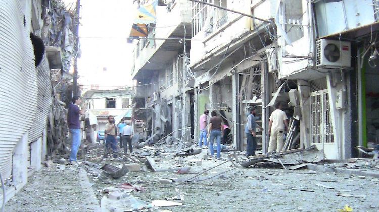 Die syrische Armee will nach eigenen Angaben "die Rebellennester ausrotten".