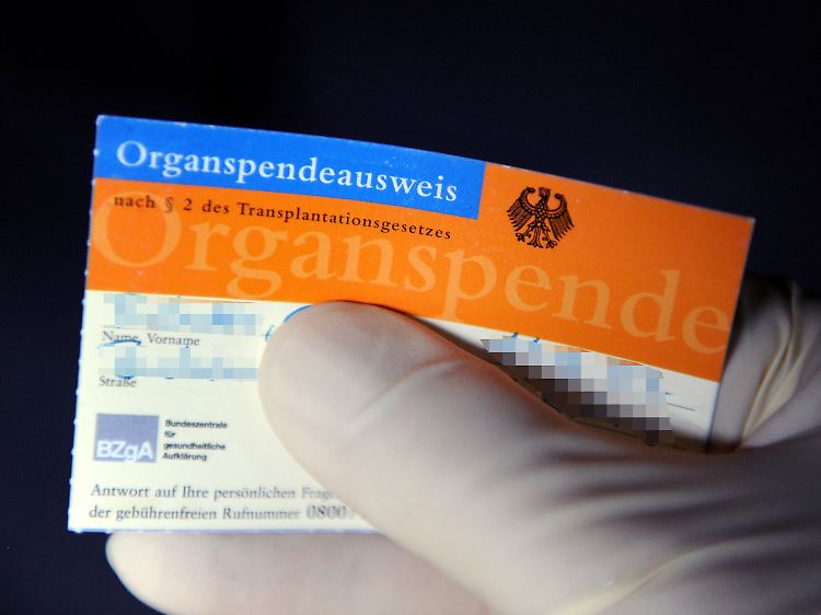 Nur 14 Prozent der Bürger haben einen Organspendeausweis.
