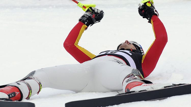 Fassungslos vor Freude: Felix Neureuther, ...