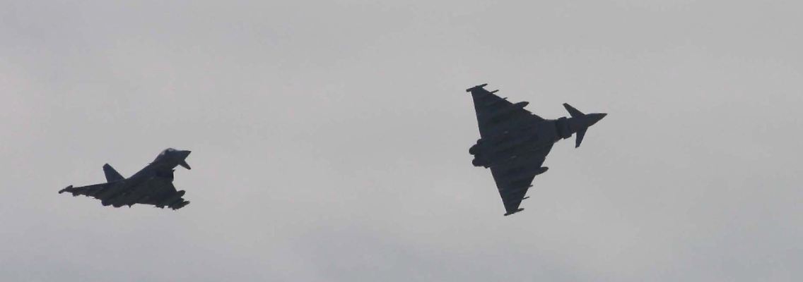 Im vergangenen Jahr setzten Nato-Kampfjets ein Flugverbot in Libyen durch.
