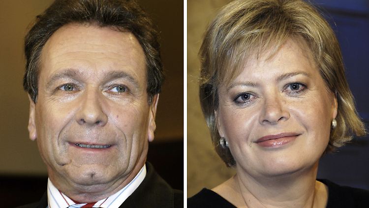 Die beiden Favoriten: Ernst und Lötzsch.