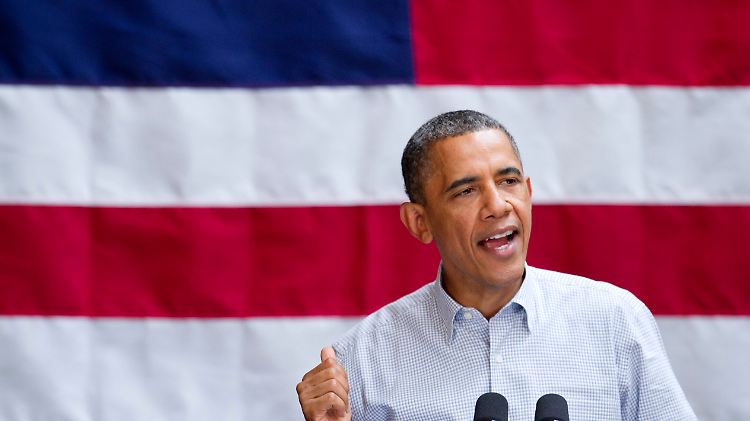 Obama im Bridgeport Art Center in Chicago.