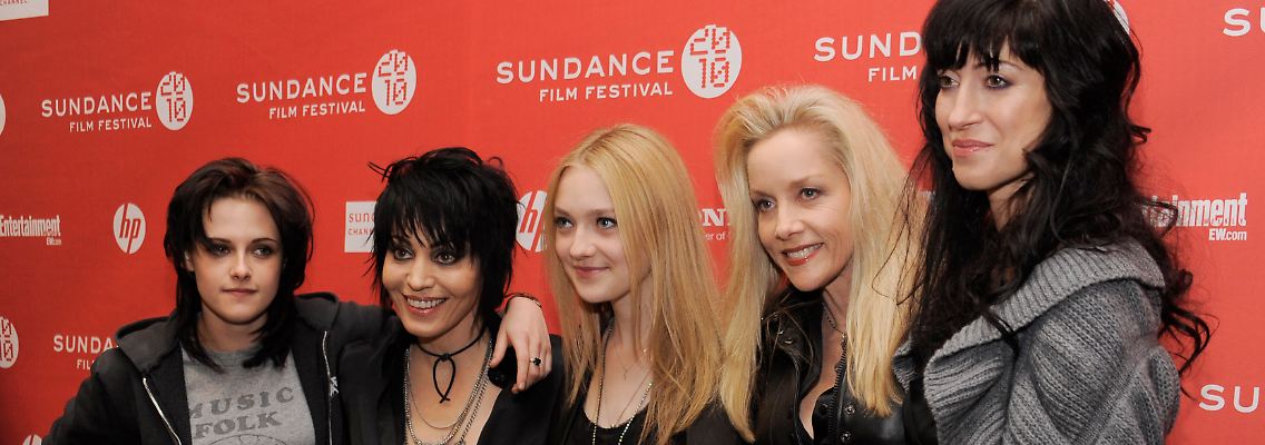 Mit Joan Jett und den Runaways ...