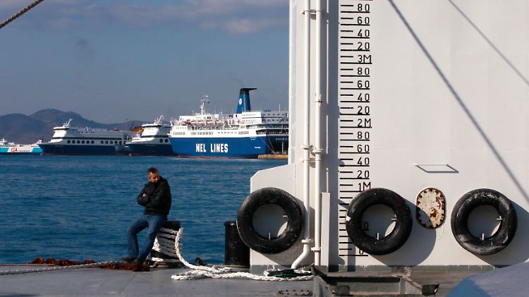 Im Alltag vieler Griechen von großer Bedeutung: Der Hafen.