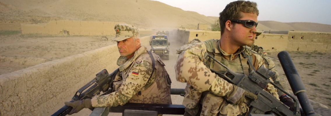 Bundeswehrsoldaten bei Kundus.