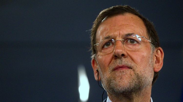 Sein Gesichtsausdruck spricht Bände:  Spaniens Regierungschef Mariano Rajoy Anfang August.