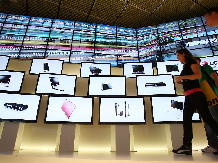 LCD-TV-Geräte von LG auf der IFA: Nicht nur dort waren sie ein Renner.