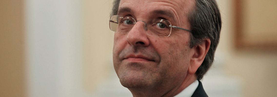 Auf schwieriger Mission: Antonis Samaras.