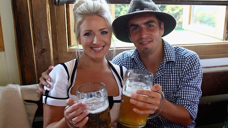 Claudia und Philipp Lahm.