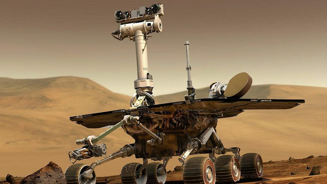Obwohl "Spirit" nicht mehr rollt, hat der kleine Roboter alle Erwartungen weit übertroffen.