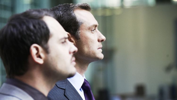 Der Schöne und das Biest: Jude Law (r.) und Moritz Bleibtreu in Fernando Meirelles' Film "360".