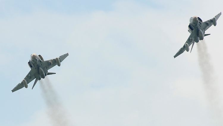 Kampfflugzeuge vom Typ F-4F Phantom II.