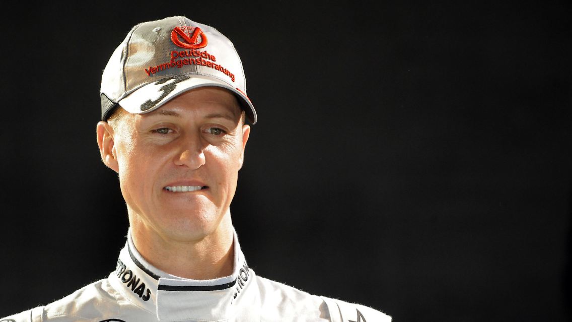 "Ich werde nicht hinterherfahren. Ganz sicher": Michael Schumacher.