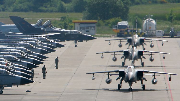 Tornados auf dem Fliegerhorst Laage bei Rostock.