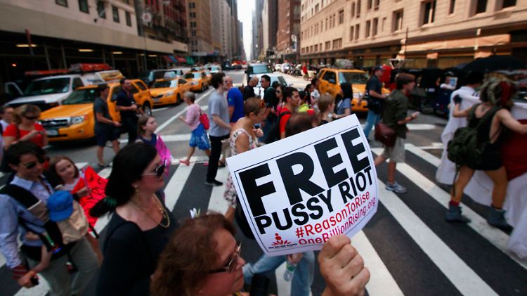 Spontane Demonstrationen auch in New York.
