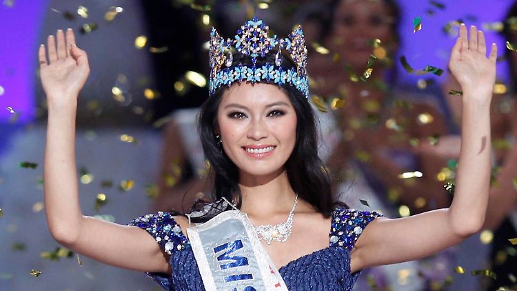 Die neue Schönheitskönigin: Wenxia Yu aus China.