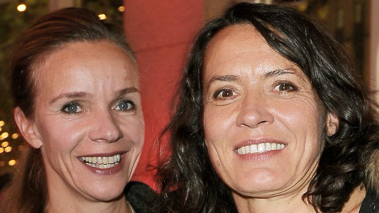 Ulrike Folkerts mit ihrer Lebenspartnerin Katharina Schnitzler (Archivbild).